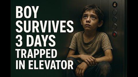 O menino que sobreviveu 3 dias preso no elevador