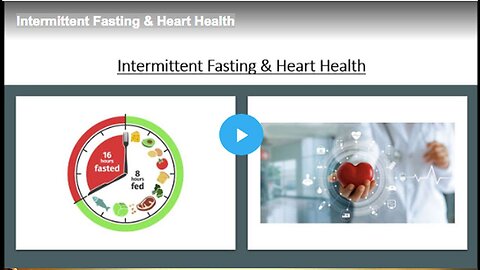 "Intermittent Fasting: Benefits for Heart Health Explained"