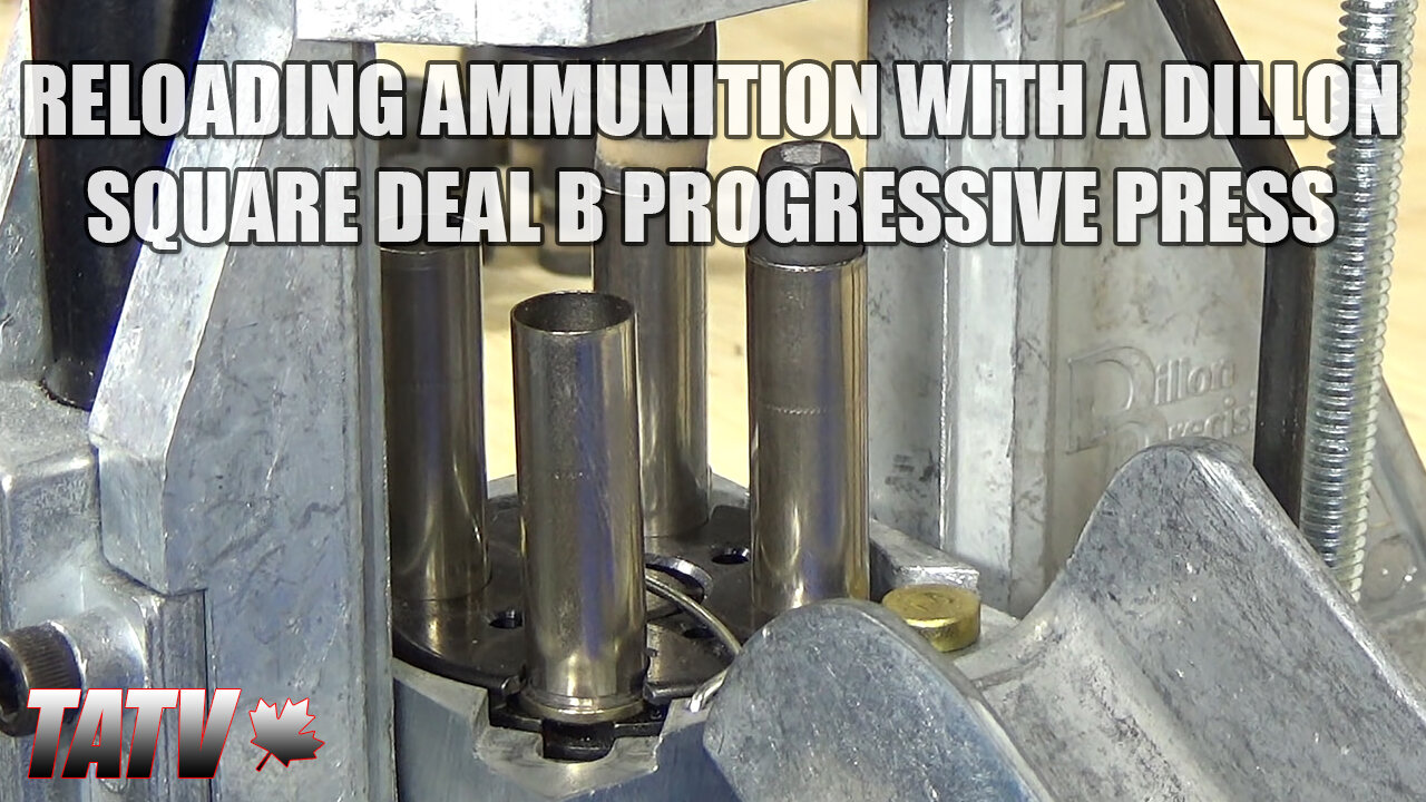 Reloading Ammunition with a Dillon Square Deal B Progressive Press
