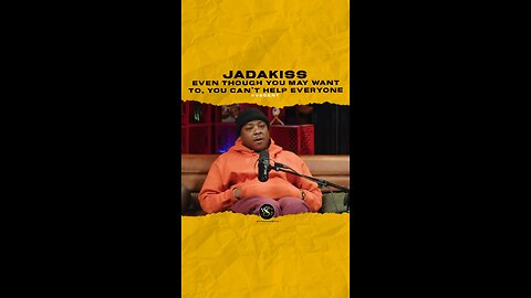 @jadakiss Even though you may want to, you can’t help everyone. #jadakiss 🎥 @7pminbrooklyn
