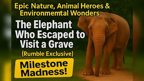 The Elephant Who Escaped to Visit a Grave (Rumble Exclusive) 