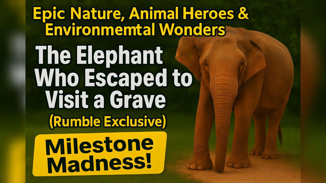 The Elephant Who Escaped to Visit a Grave (Rumble Exclusive)