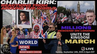 Charlie Kirk: Reactions Around the World | Unite the Kingdom March In UK Honors Charlie