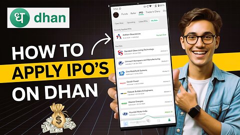 How to Apply for IPOs on Dhan App | Dhan App Se IPO Kaise Lagaye | Step-by-Step Guide 2025