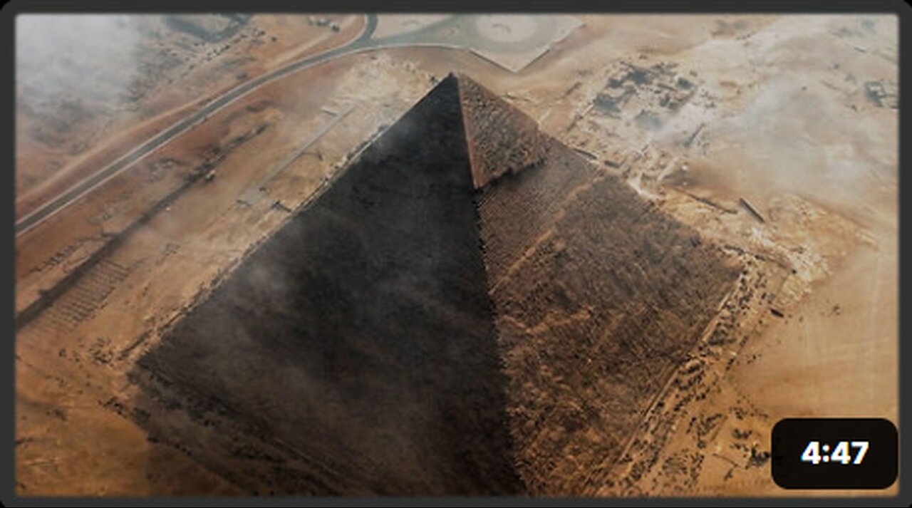 SAR Scan of Khafre Pyramid Shows Huge Underground Structures