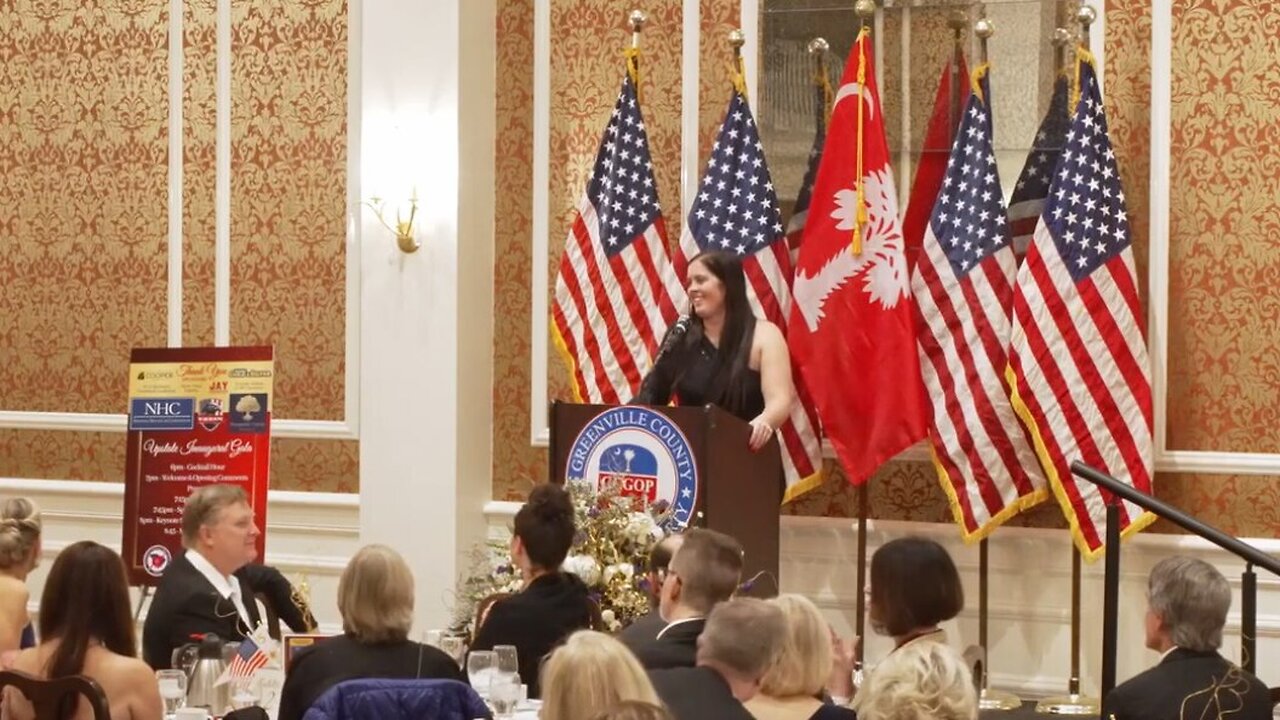 Maureen Bannon Speaking at the Greenville GOP Inaugural Gala -- 16 Jan 2025