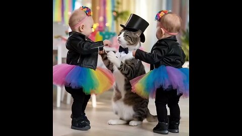 Catchy Cat Dance! Dudi Dudi Dum Dum You Won't Forget!