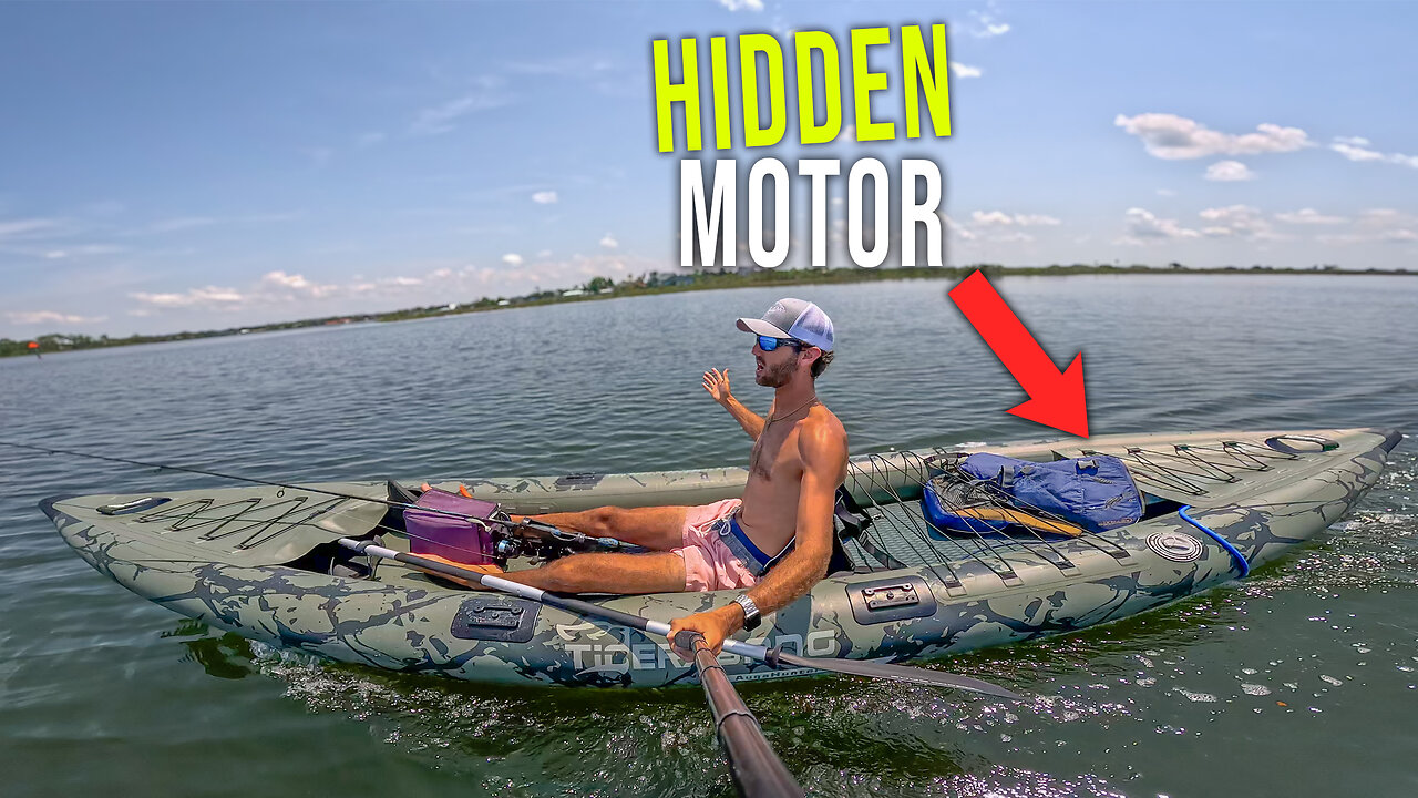 I Motorized My Inflatable Fishing Kayak...