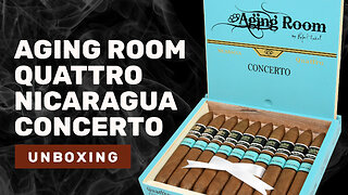 Cigar Unboxing: Aging Room Quattro Nicaragua Concerto 🔥