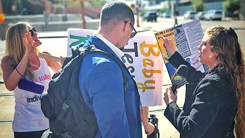 Charlie Kirk Protestors Go NUTS Outside AmFest 2025