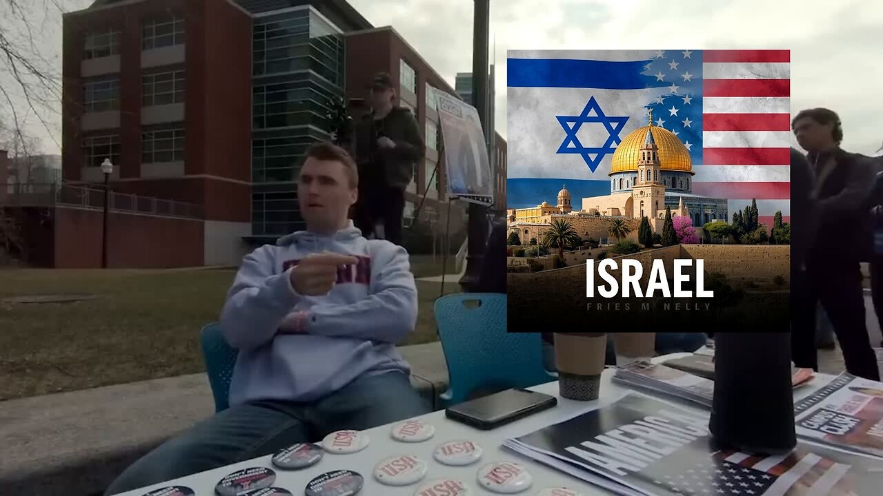Charlie Kirk makes the students angry by showing them the truth about Hamas