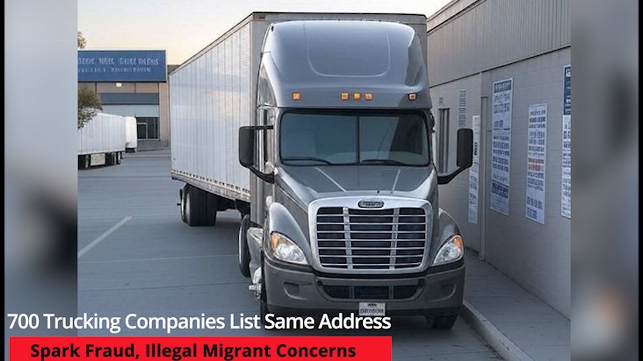 700 Trucking Companies List Same Address Spark Fraud, Illegal Migrant Concerns