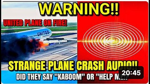 "Horrifying Audio Moments Captured During Plane Crash"