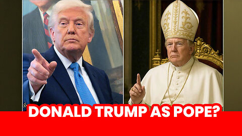 “Trump Wants to Be Pope?! AI Image Sparks Outrage | Viral News Report”