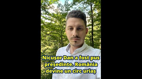 Nicușor Dan a fost pus președinte. România devine un circ uriaș