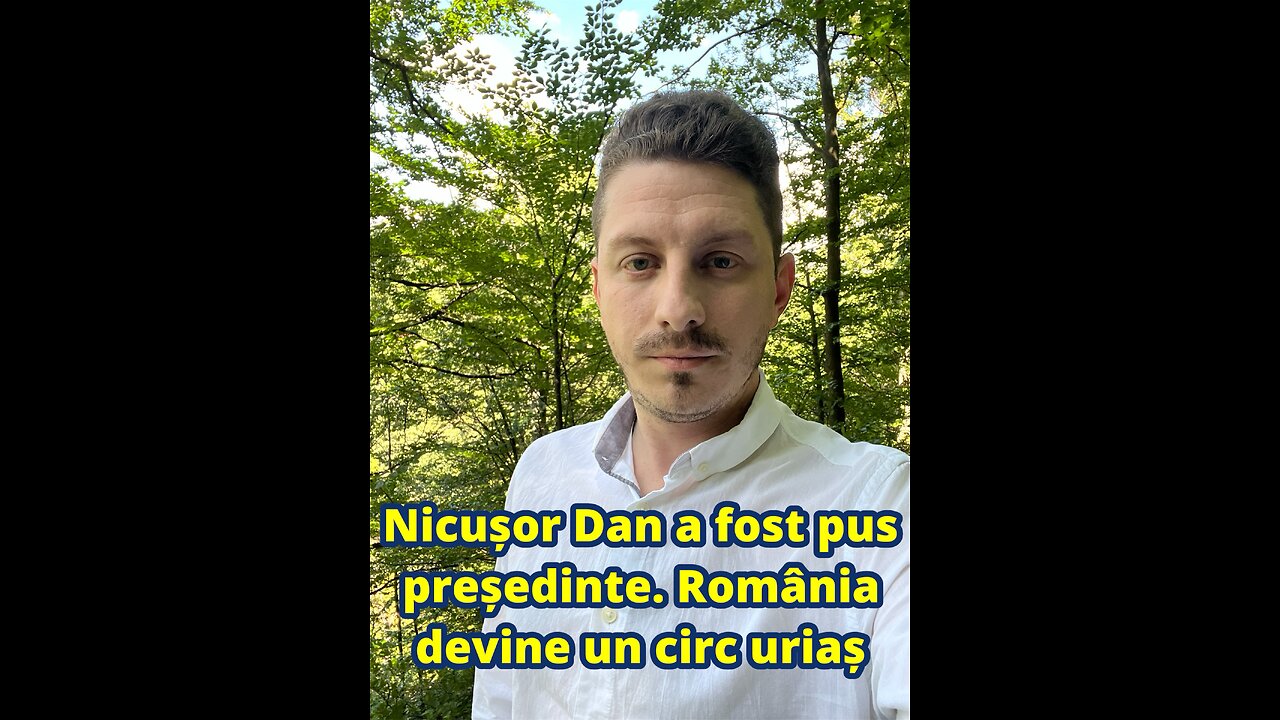 Nicușor Dan a fost pus președinte. România devine un circ uriaș