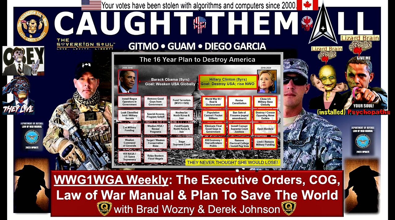 “We Caught Them All” PDJT’s Public [DS] Takedown of Obamas, Clintons, Gaza Peace, Venezuela Next?