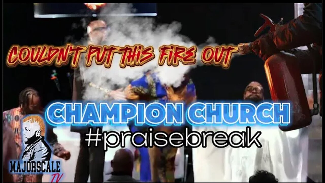 Couldn’t put this fire out! 🔥💨🧯💃🏽 #praise break Champion Church