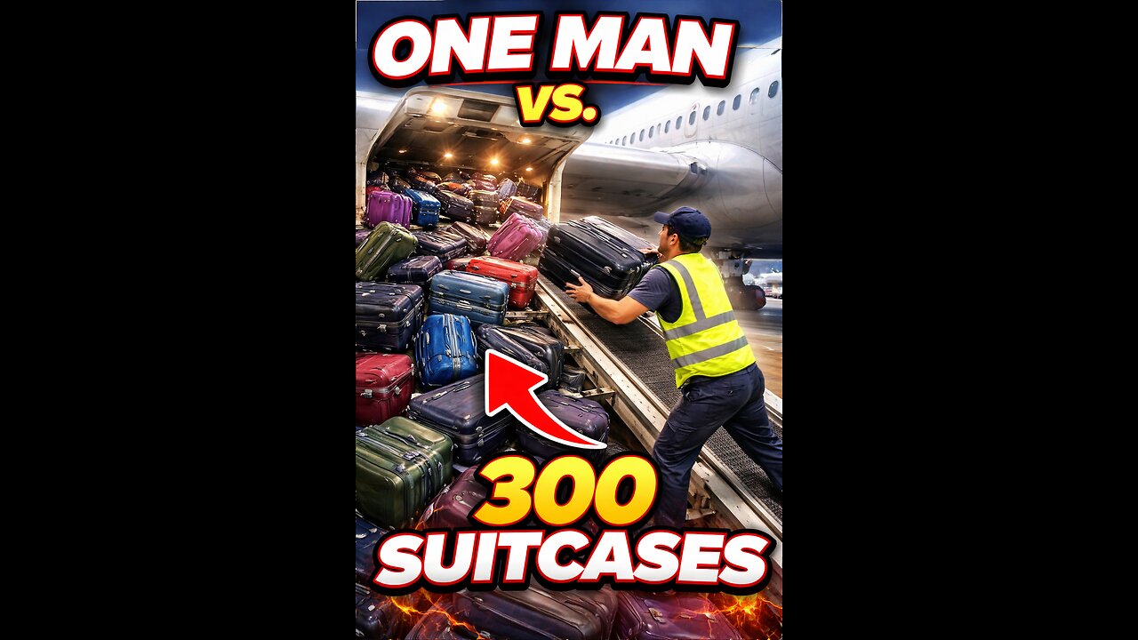 One Man vs. 300 Suitcases