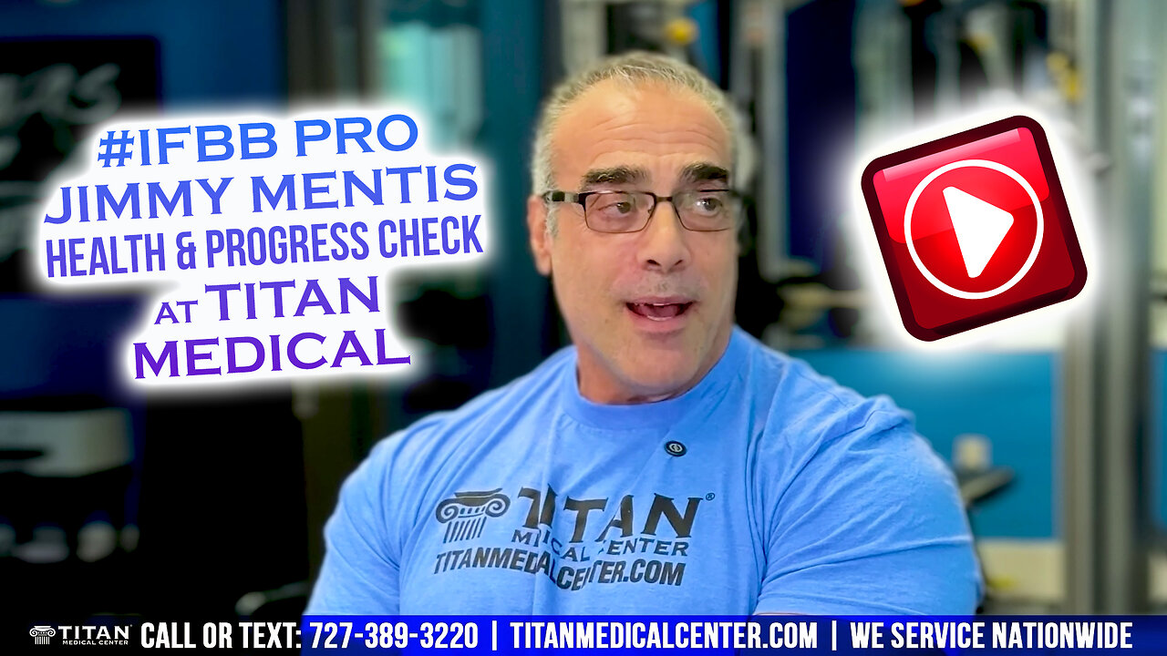 IFBB Pro Jimmy Mentis Visits John Tsikouris at Titan Medical For A Health & Progress Check!