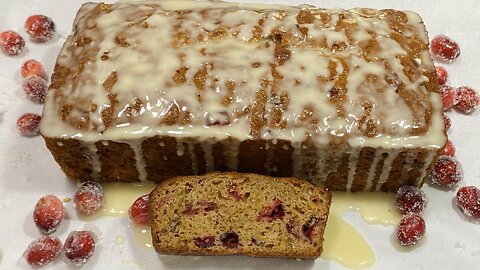 Cranberry🍊Orange Nut Bread 🎄Festive & Delicious