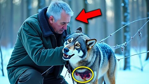 Injured Wolf Begs Man To HELP Him. But What Happens Next Is Shocking