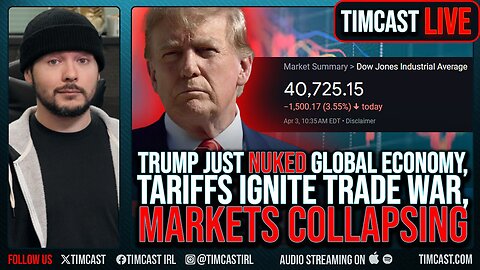 Trump Just NUKED Global Economy, Tariffs Ignite Trade War, Markets COLLAPSING
