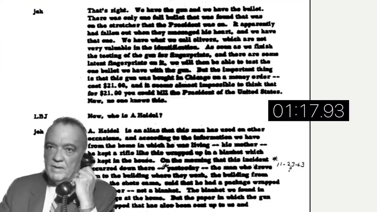 Missing Part of LBJ-Hoover Call on Saturday 11/23/63 Confirmed!! SJFK 6/2/25