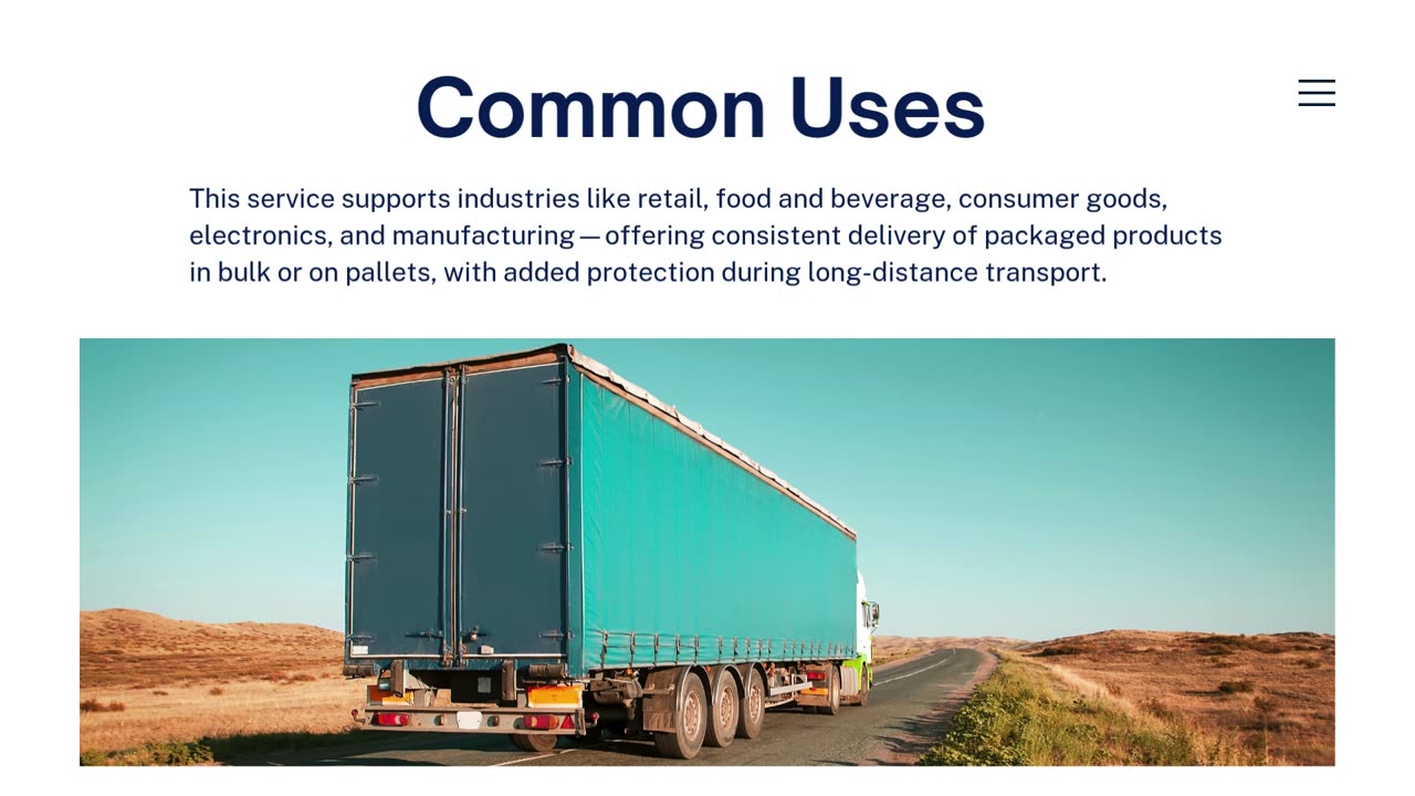 Reliable Freight Solutions Backed by Dry Van Expertise