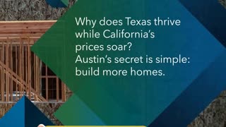What CA Can Learn From Texas To Solve Housing Crisis.