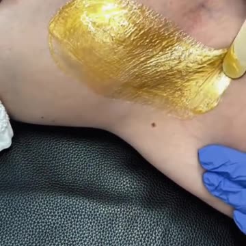 Underarm Waxing Using Golden Allure by Sexy Smooth | @jbskinartistry Studio Demo ✨