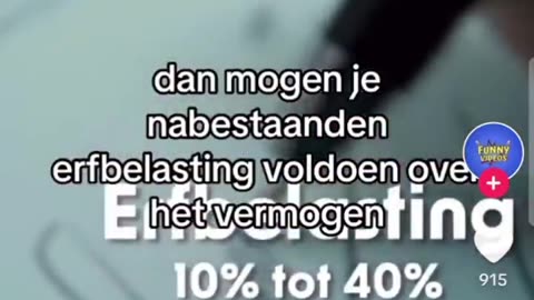 HOE LANG BLIJF JIJ NOG BELASTING AAN EEN CRIMINELE ORGANISATIE? DENK EENS NA EN KOM TOT BESEF!