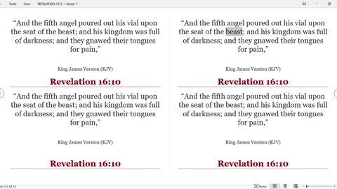 Revelation 16:13