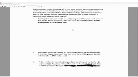 Student Work(Assignment) | CSC384 – Heuristic Graph Problem Solution | University of Toronto