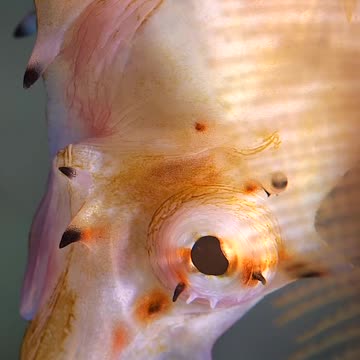 ‎A spiny seahorse 💛 #SpinySeahorse #OceanFish #IndoPacific #Shorts