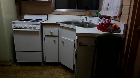 Borrego hotel kitchen light