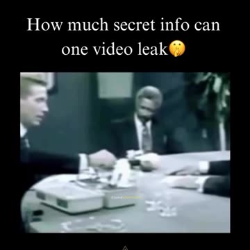 HOW MUCH SECRET INFO CAN ONE VIDEO LEAK