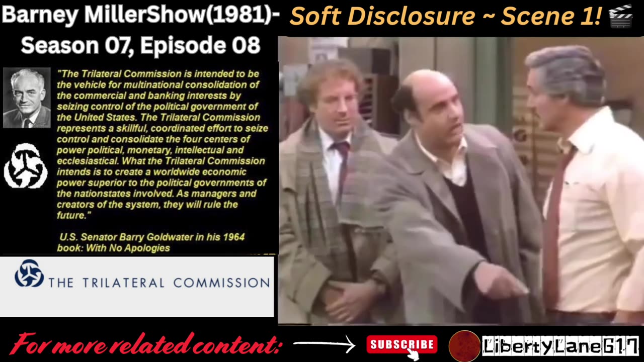 Barney Miller (1981) ~ Soft Disclosure of the Trilateral Commission 🎬