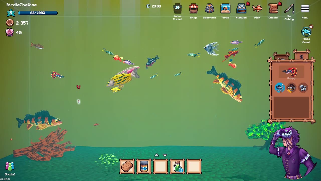 Tiny Aquarium How to get 300 point fish