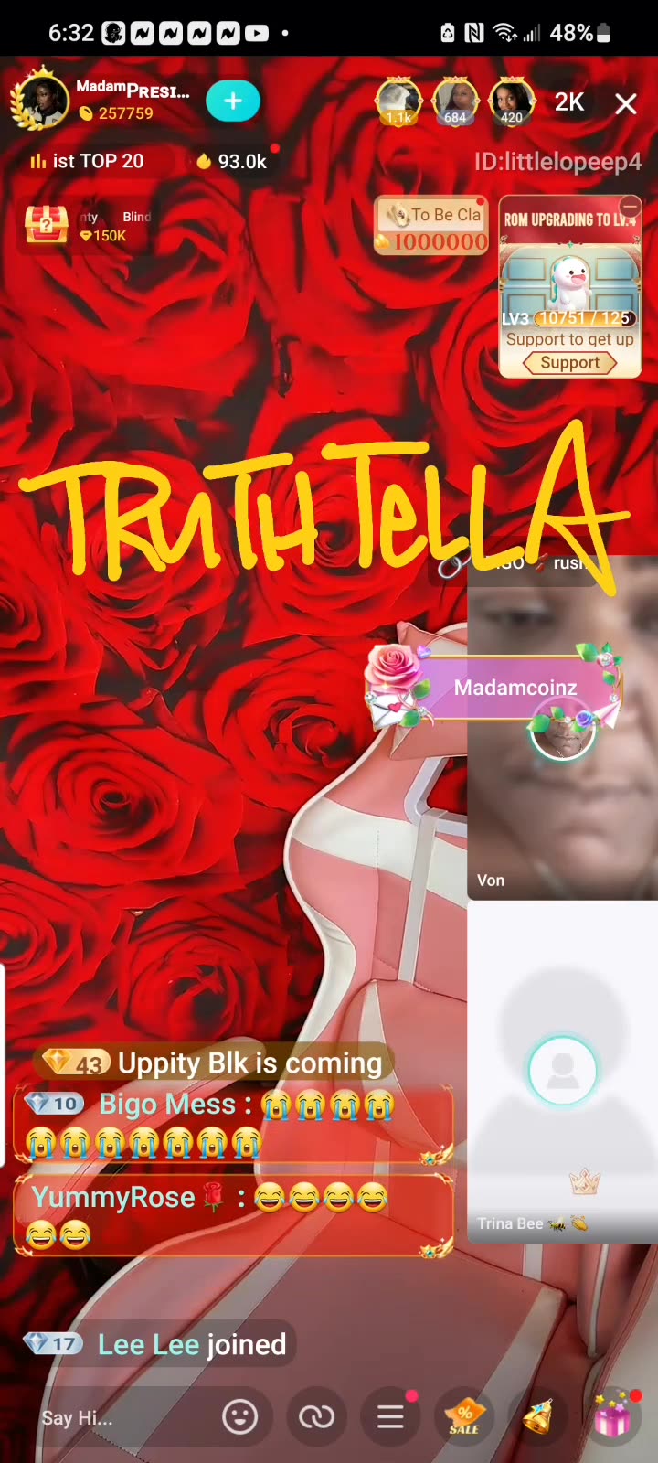 MADAM LO REFUSES TO JOIN TRINA B RETARD SQUAD & VONVON READS TF OUTTA PEDO-FLOP & HIS FINGERPOPPING INFANTS PEDOPHILE SON BRIAN JR WHO MORE THAN LIKELY WAS FINGERPOPPED BY TRINA B AS A CHILD