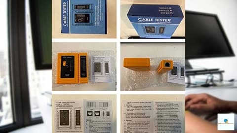iMBAPrice (Pack of 2) RJ45/RJ11/RJ12/CAT5/CAT6/ UTP Network LAN Cable Tester Test Tool