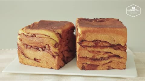 애플 시나몬 단호박 브리오슈 - 사과빵 만들기 - Apple Cinnamon Pumpkin Brioche Recipe - Cooking tree