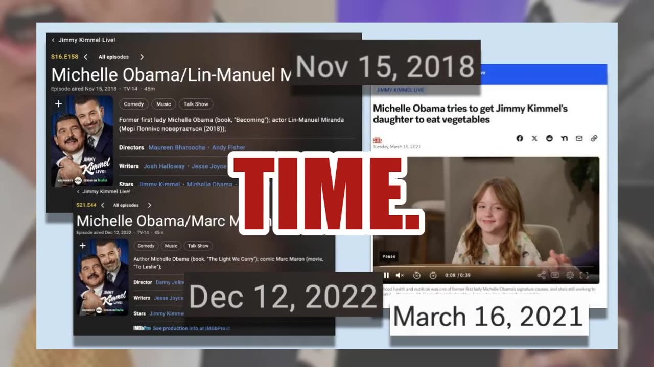 Fact Check: Michelle Obama Did NOT Perform 'Live Takedown' Of Trump On 'Jimmy Kimmel Live!' Show