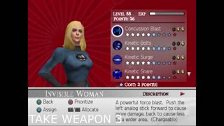 Ultimate Alliance 2 Invisible Woman Voicelines