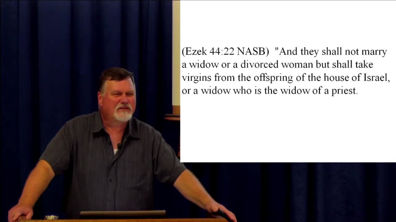 Ezekiel 43 & 44 – Ezekiel is going to be told how to consecrate the altar. 2019