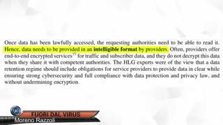 IL PIANO DI SORVEGLIANZA DI MASSA DELL’UNIONE EUROPEA Fuori dal Virus n.1541.SP