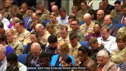 CAN YOU IMAGINE DEMONRATS DOING THIS? Pete Hegseth Leads Christian Prayer Service in the Pentagon
