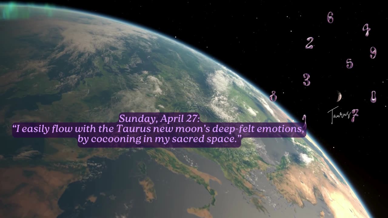Taurus New Moon! ~ Sunday, April 27, 2025 ~ Numerology @ a Glance