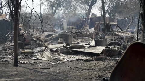 Wildfire forces evacuations in historic California mining town