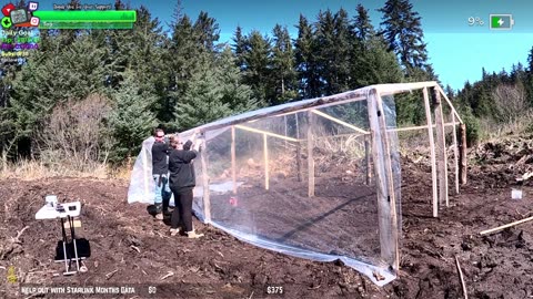 Tribe cant be Stopped MEGA GARDEN NEW GREENHOUSE BUILD W/ PLANTS IN FARMSTEAD REMOTE Isolated ALASKAN Village | !Real !Homestead